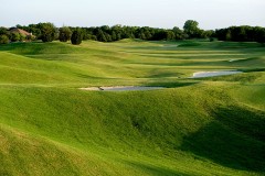 a manicured golf course